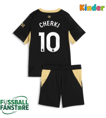 Manchester City Rayan Cherki #10 Replik Auswärtstrikot Kinder 2026-27 Kurzarm (+ Kurze Hosen)